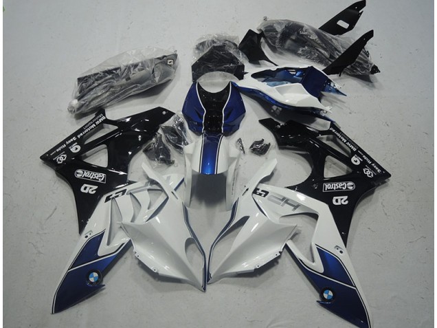 BMW S1000RR 2009-2014 - Blanc Bleu BMW S1000RR 2009-2014 - Blanc Bleu