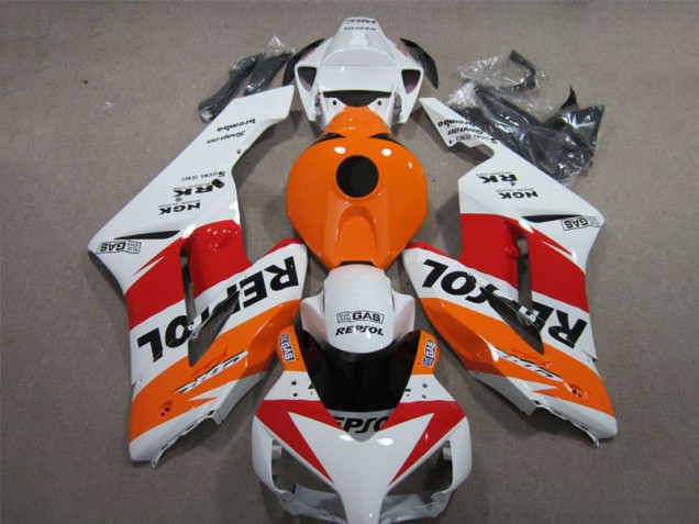 Honda CBR 1000 RR 2004-2005 - Blanc Orange Repsol Honda CBR 1000 RR 2004-2005 - Blanc Orange Repsol