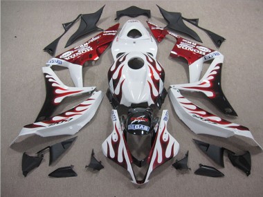 Honda CBR 1000 RR 2004-2005 - Blanc Rouge Flamme Requin