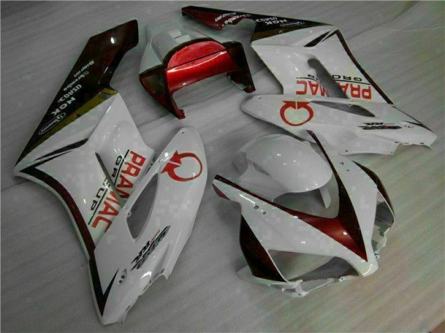 Honda CBR 1000 RR 2004-2005 - Blanc Rouge Honda CBR 1000 RR 2004-2005 - Blanc Rouge