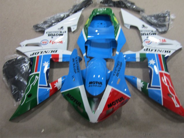 Honda CBR 1000 RR 2004-2005 - Bleu Rouge Vert Motul