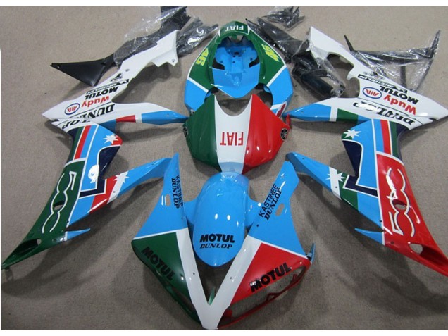 Honda CBR 1000 RR 2004-2005 - Bleu Rouge Vert Motul Honda CBR 1000 RR 2004-2005 - Bleu Rouge Vert Motul