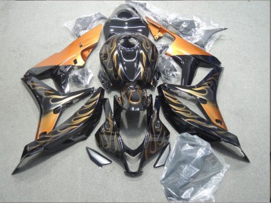 Honda CBR 1000 RR 2004-2005 - Noir Or Flamme