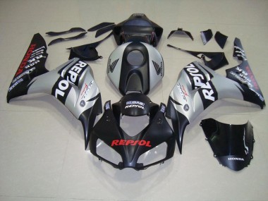 Honda CBR 1000 RR 2006-2007 - Noir Mat Argent Repsol