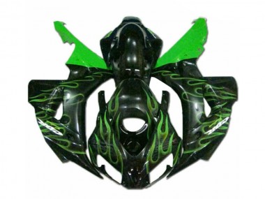 Honda CBR 1000 RR 2006-2007 - Vert Flamme Noir