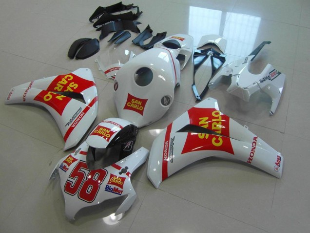 Honda CBR 1000 RR 2008-2011 - Blanc San Carlo