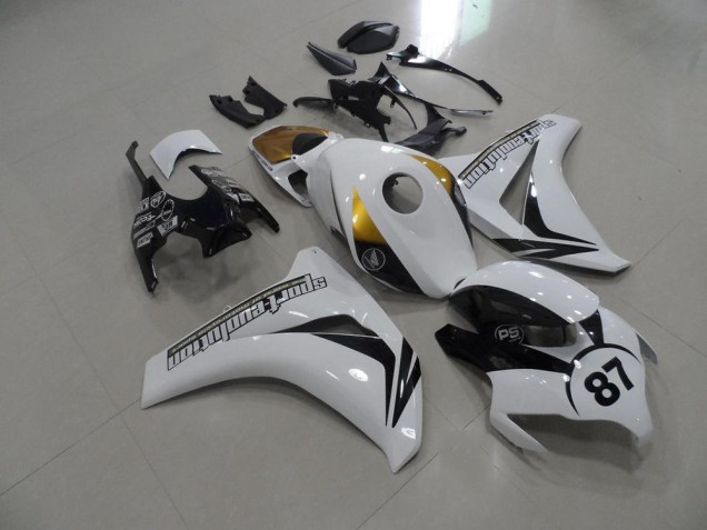 Honda CBR 1000 RR 2008-2011 - Noir et Blanc et Or Honda CBR 1000 RR 2008-2011 - Noir et Blanc et Or