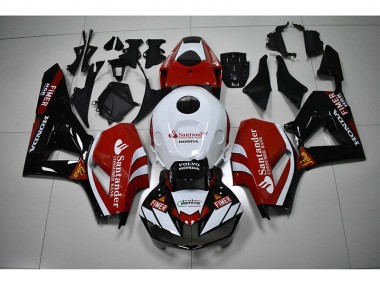 Honda CBR 1000 RR 2012-2016 - Noir Blanc Rouge Santander