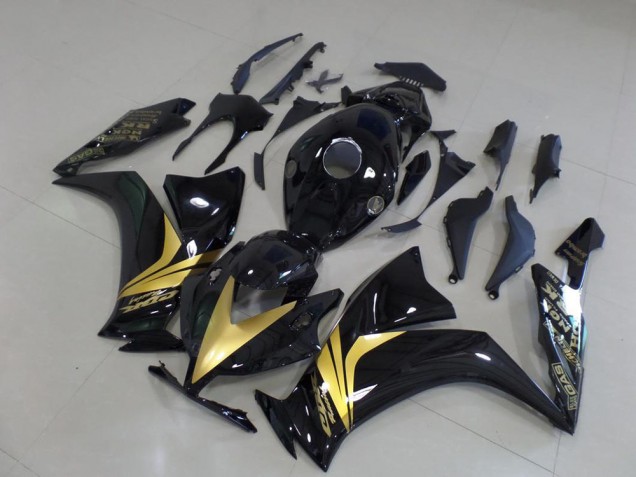 Honda CBR 1000 RR 2012-2016 - Noir Brillant Or Décalque Honda CBR 1000 RR 2012-2016 - Noir Brillant Or Décalque