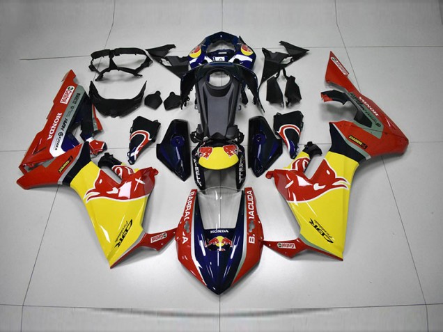 Honda CBR 1000 RR 2017-2023 - Bleu Jaune Rouge Red Bull
