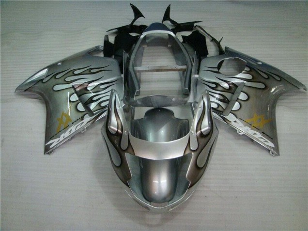 Honda CBR 1100 XX 1996-2007 - Flamme Argent Gris Honda CBR 1100 XX 1996-2007 - Flamme Argent Gris