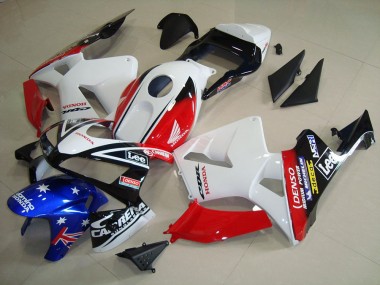 Honda CBR 600 RR 2003-2004 - Blanc Noir Rouge Lee