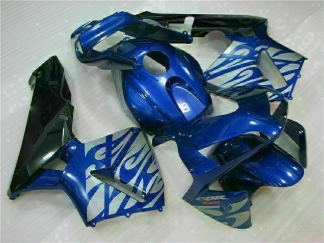Honda CBR 600 RR 2003-2004 - Bleu avec Argent Flamme Honda CBR 600 RR 2003-2004 - Bleu avec Argent Flamme