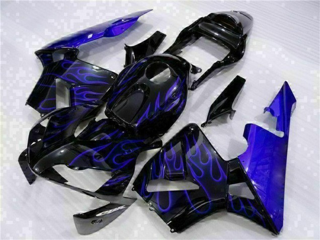 Honda CBR 600 RR 2003-2004 - Noir avec Bleu Flamme Honda CBR 600 RR 2003-2004 - Noir avec Bleu Flamme