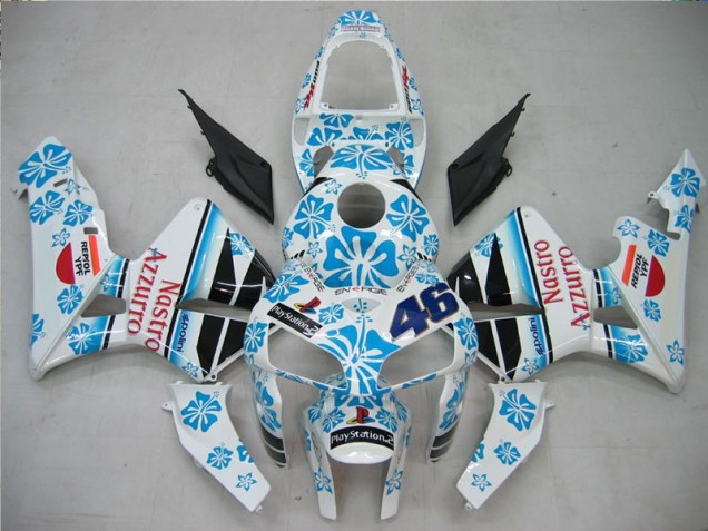 Honda CBR 600 RR 2005-2006 - Blanc Bleu Nastro Azzurro 46 Honda CBR 600 RR 2005-2006 - Blanc Bleu Nastro Azzurro 46