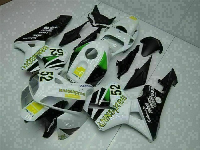 Honda CBR 600 RR 2005-2006 - Blanc Jaune Vert 52