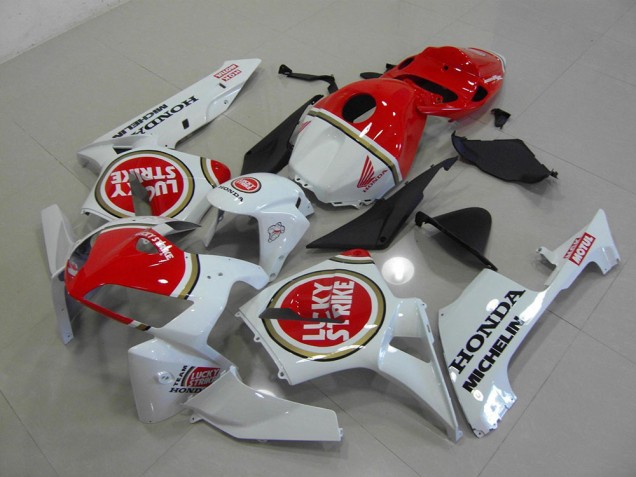 Honda CBR 600 RR 2005-2006 - Blanc Nacré Lucky Strike Honda CBR 600 RR 2005-2006 - Blanc Nacré Lucky Strike