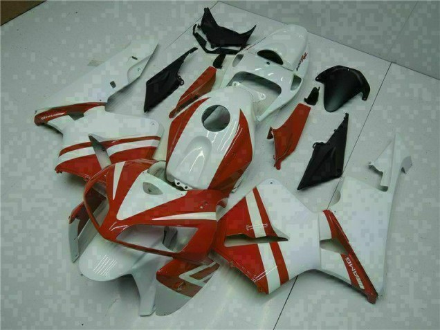 Honda CBR 600 RR 2005-2006 - Blanc Rouge Honda CBR 600 RR 2005-2006 - Blanc Rouge