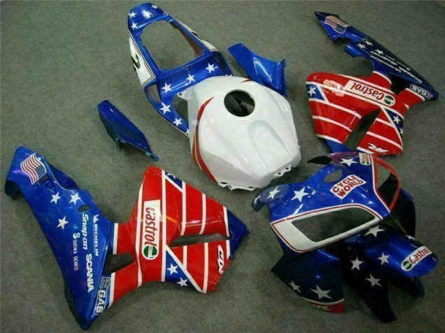 Honda CBR 600 RR 2005-2006 - Bleu Rouge Cycle World Castrol Honda CBR 600 RR 2005-2006 - Bleu Rouge Cycle World Castrol