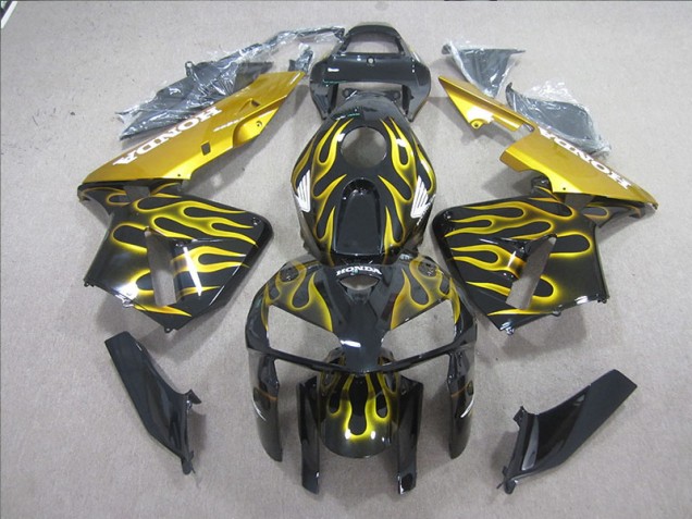 Honda CBR 600 RR 2005-2006 - Noir Jaune Flamme Honda CBR 600 RR 2005-2006 - Noir Jaune Flamme
