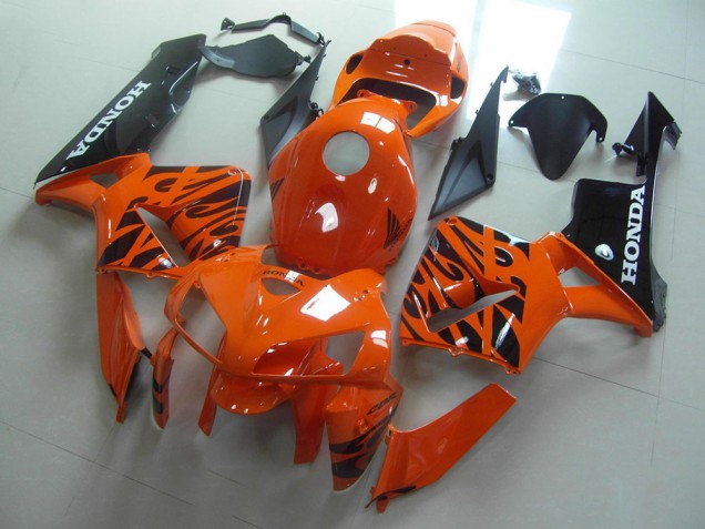 Honda CBR 600 RR 2005-2006 - Orange Noir Flamme