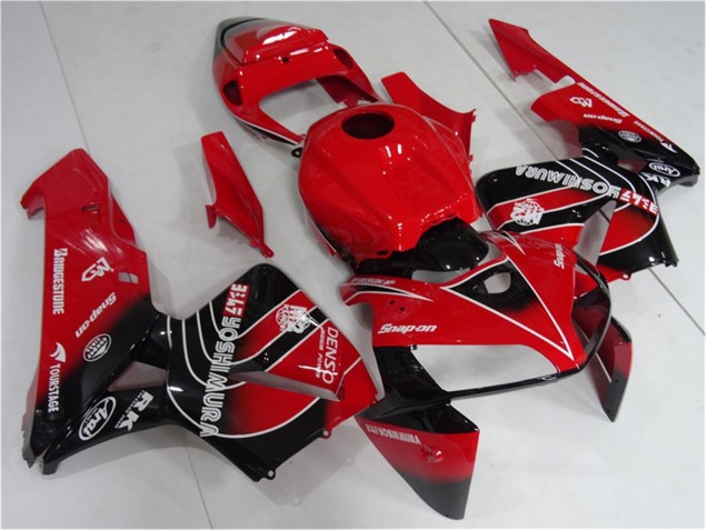 Honda CBR 600 RR 2005-2006 - Rouge Noir Honda CBR 600 RR 2005-2006 - Rouge Noir