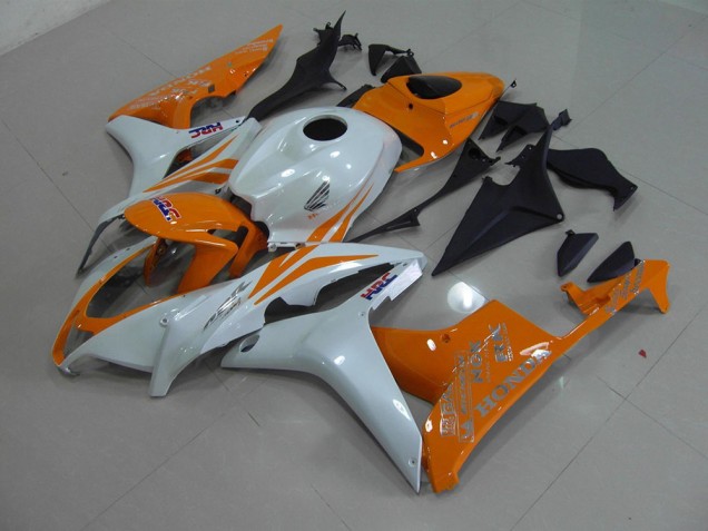Honda CBR 600 RR 2007-2008 - Blanc Nacré Orange Honda CBR 600 RR 2007-2008 - Blanc Nacré Orange