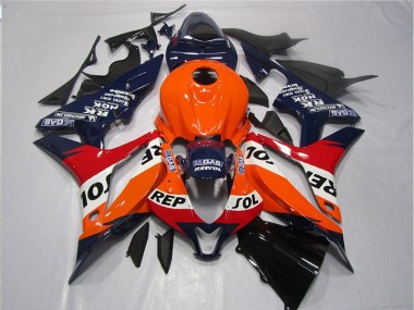 Honda CBR 600 RR 2007-2008 - Orange Bleu Noir Repsol