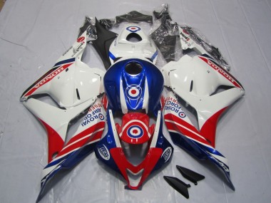 Honda CBR 600 RR 2009-2012 - Blanc Bleu Rouge