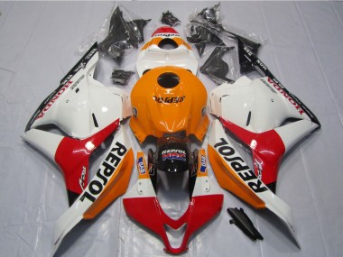 Honda CBR 600 RR 2009-2012 - Blanc Orange Noir Repsol