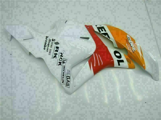 Honda CBR 600 RR 2009-2012 - Blanc Orange Repsol Honda CBR 600 RR 2009-2012 - Blanc Orange Repsol