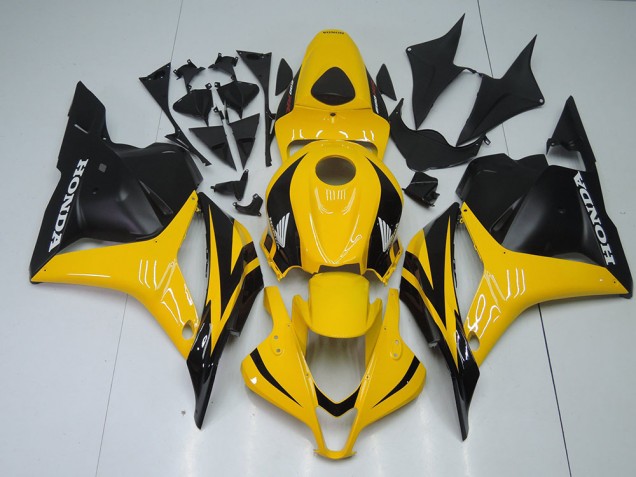 Honda CBR 600 RR 2009-2012 - Jaune Noir Honda CBR 600 RR 2009-2012 - Jaune Noir