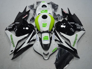 Honda CBR 600 RR 2009-2012 - Noir Blanc Vert Hannspree
