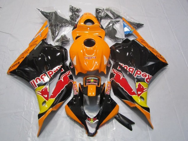 Honda CBR 600 RR 2009-2012 - Noir Orange Red Bull Honda CBR 600 RR 2009-2012 - Noir Orange Red Bull