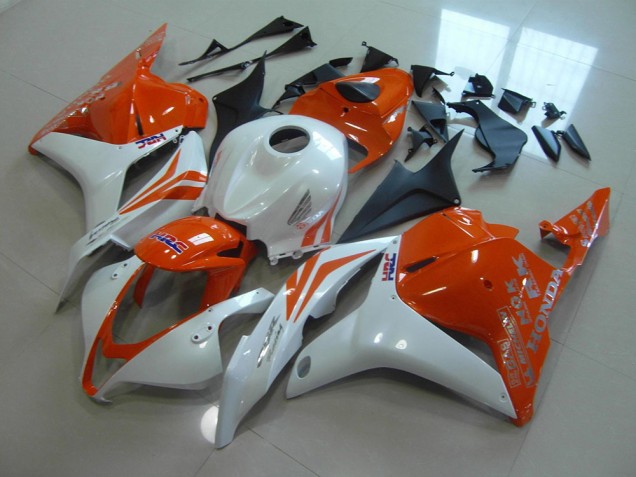 Honda CBR 600 RR 2009-2012 - Orange Blanc Nacré Honda CBR 600 RR 2009-2012 - Orange Blanc Nacré