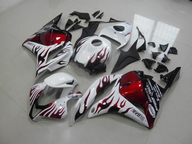 Honda CBR 600 RR 2009-2012 - Rouge Noir Flamme Honda CBR 600 RR 2009-2012 - Rouge Noir Flamme