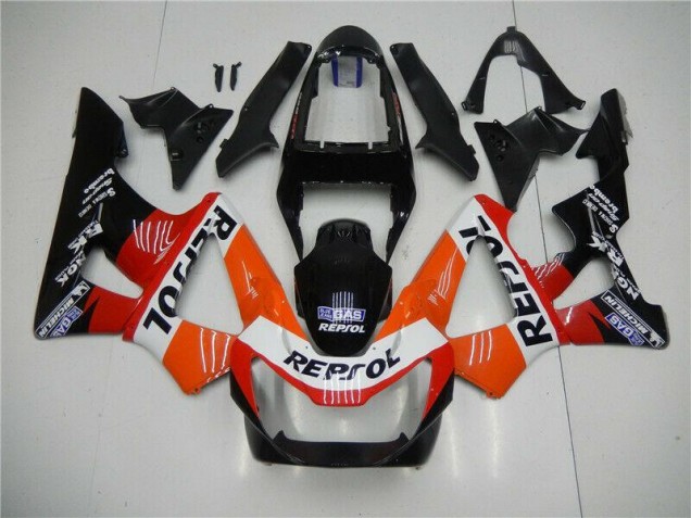 Honda CBR 900 RR 929RR 2000-2001 - Orange Rouge Noir Repsol Honda CBR 900 RR 929RR 2000-2001 - Orange Rouge Noir Repsol