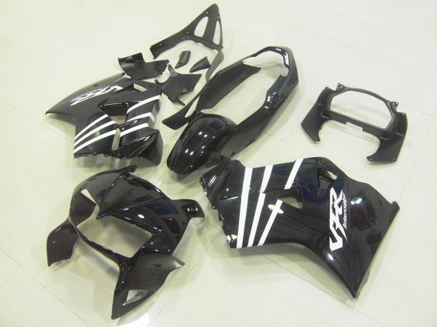 Honda VFR 800 1998-2001 - Noir Blanc Bande Honda VFR 800 1998-2001 - Noir Blanc Bande