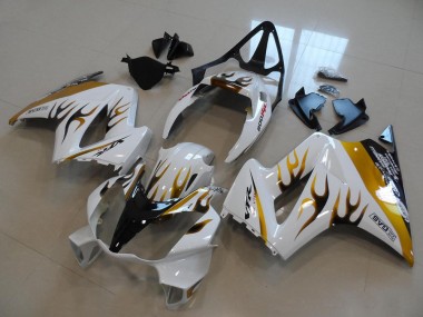 Honda VFR 800 2002-2013 - Blanc Or Noir Flamme