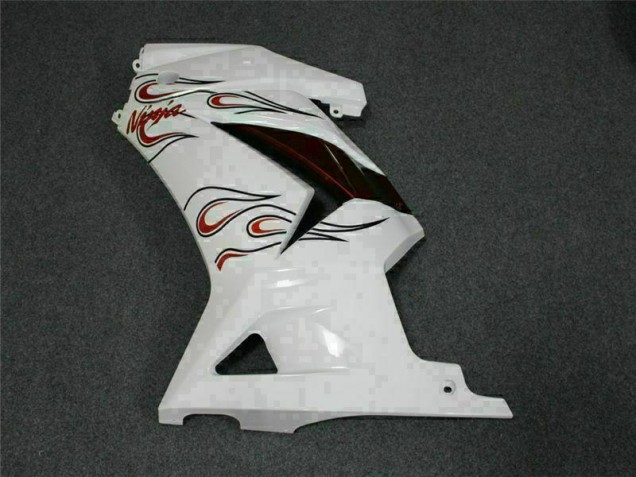 Kawasaki EX250 2008-2012 - Blanc Rouge Kawasaki EX250 2008-2012 - Blanc Rouge
