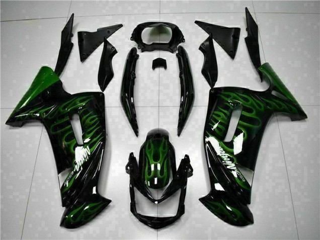 Kawasaki EX650 2006-2008 - Vert Flamme Kawasaki EX650 2006-2008 - Vert Flamme