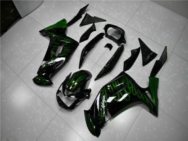 Kawasaki EX650 2006-2008 - Vert Flamme Kawasaki EX650 2006-2008 - Vert Flamme