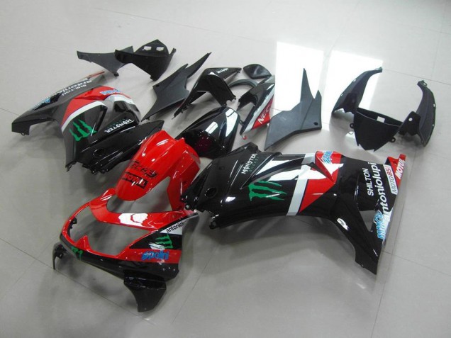 Kawasaki ZX 250R 2008-2012 - Rouge et Noir Monster Kawasaki ZX 250R 2008-2012 - Rouge et Noir Monster