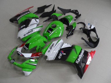 Kawasaki ZX 250R 2008-2012 - Vert Blanc Noir