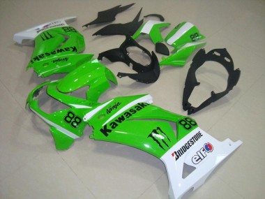 Kawasaki ZX 250R 2008-2012 - Vert et Blanc