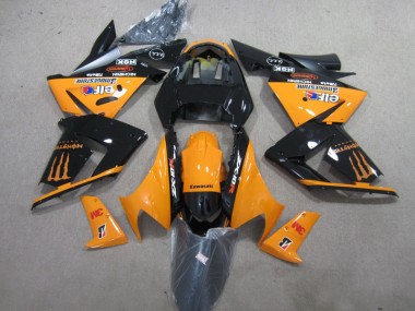 Kawasaki ZX10R 2003-2005 - Noir Orange 3M Monster