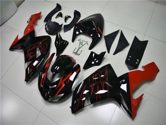 Kawasaki ZX10R 2006-2007 - Noir Rouge Kawasaki ZX10R 2006-2007 - Noir Rouge