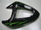 Kawasaki ZX10R 2006-2007 - Noir Vert Flamme Kawasaki ZX10R 2006-2007 - Noir Vert Flamme