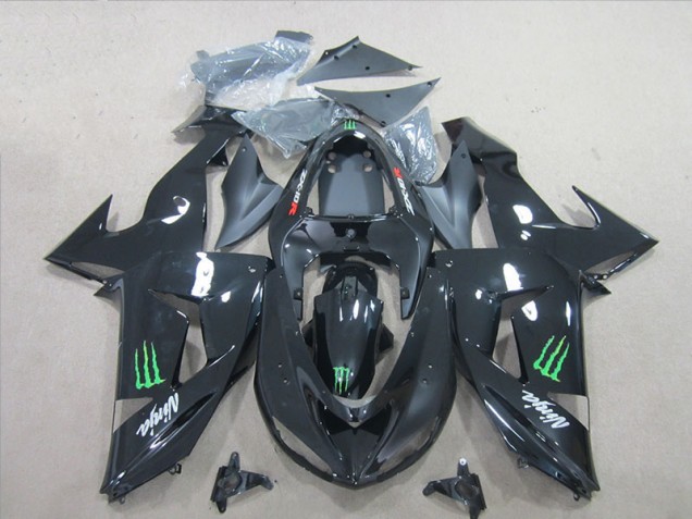 Kawasaki ZX10R 2006-2007 - Noir Vert Monster Ninja Kawasaki ZX10R 2006-2007 - Noir Vert Monster Ninja