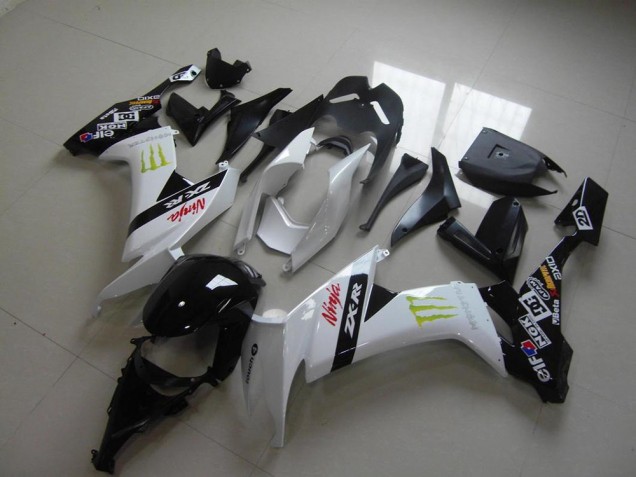 Kawasaki ZX10R 2008-2010 - Blanc Monster Kawasaki ZX10R 2008-2010 - Blanc Monster